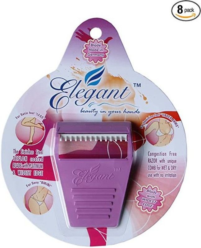 gracy Elegant Disposable Razor For Women Pack of 10 pcs  (Pack of 10)