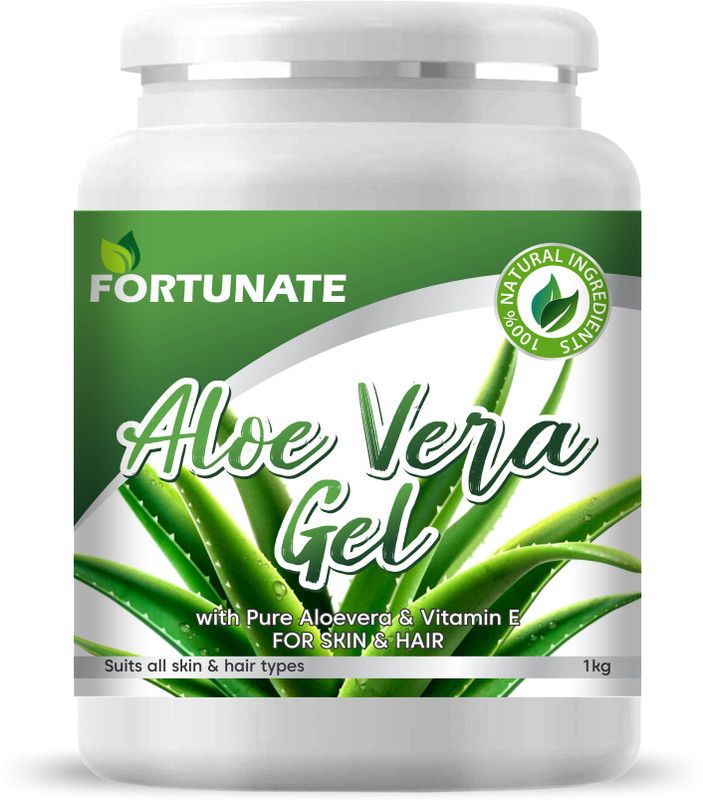 FORTUNATE Aloe Vera Multipurpose Beauty Gel for Skin and Hair  (1 kg)