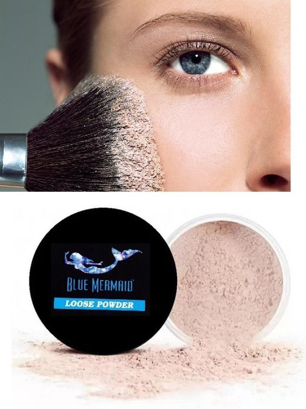 BLUEMERMAID NATURAL MATTE FINISH FACE LOOSE POWDER Compact  (BEIGE, 15 g)