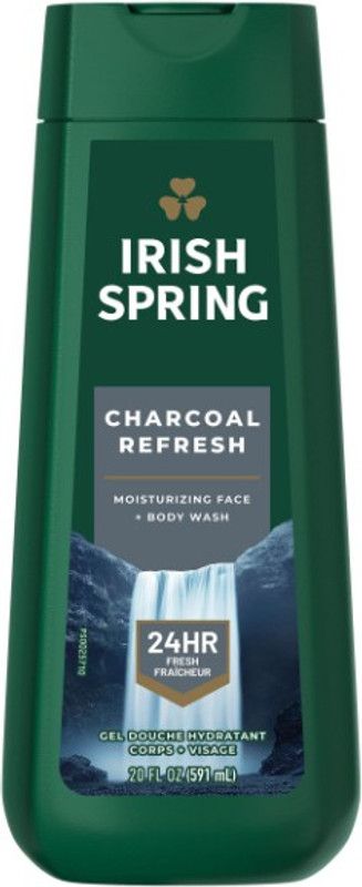 Irish Spring Charcoal Refresh Moisturizing Face + Body Wash- 591 ml  (591 ml)