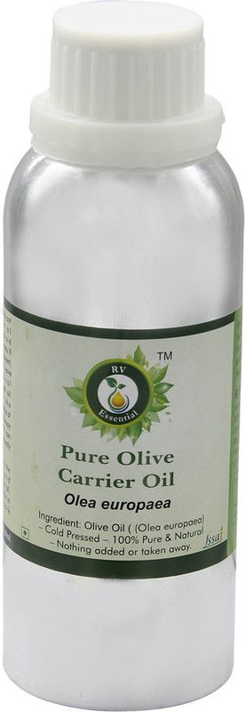 R V Essential Olive Carrier Oil 300ml- Olea Europaea (100% Pure and Natural Cold Pressed)  (300 ml)