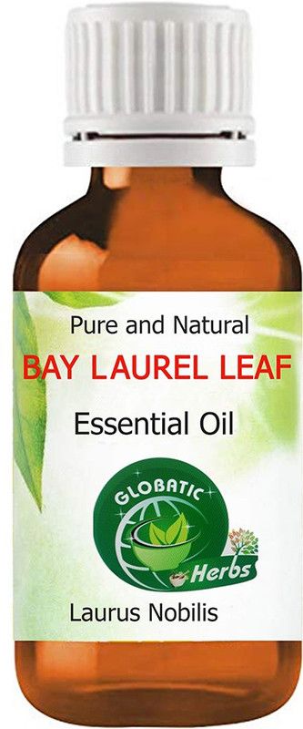 GLOBATIC Herbs BAY LAUREL LEAF Essential Oil (10ml)-Laurus Nobilis pure, & 100% undiluted  (10 ml)