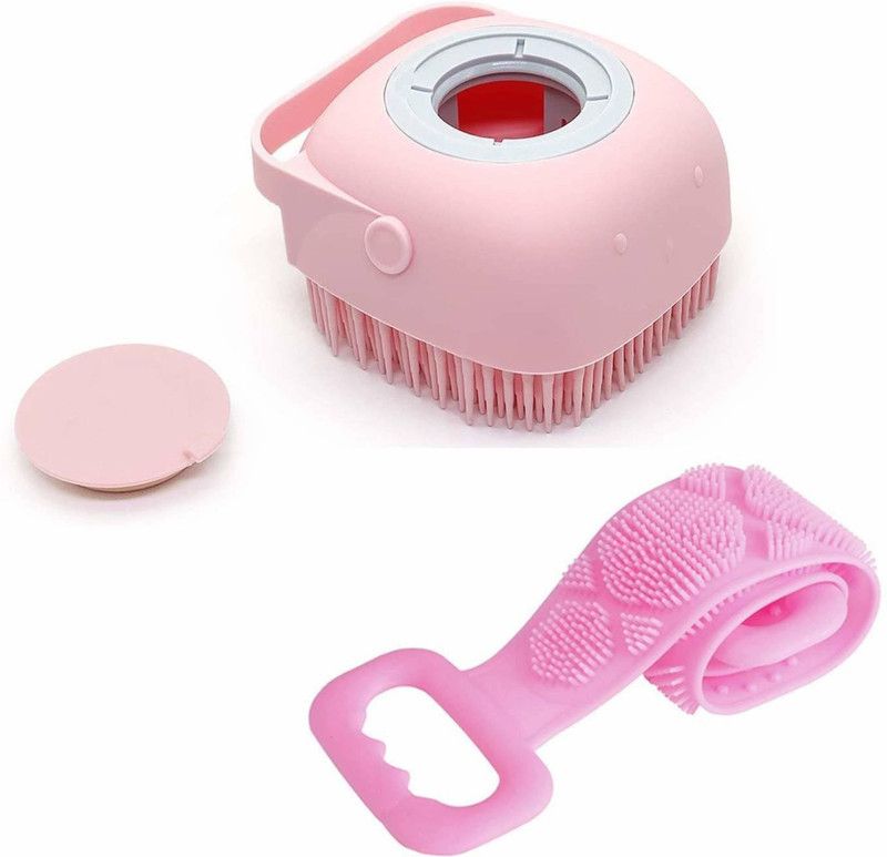 Scaral Silicone Bath Body Brush/Bath Body Scrubber/Bath Cleaner Cleaning/Back Body Brush(Pack of 1)
