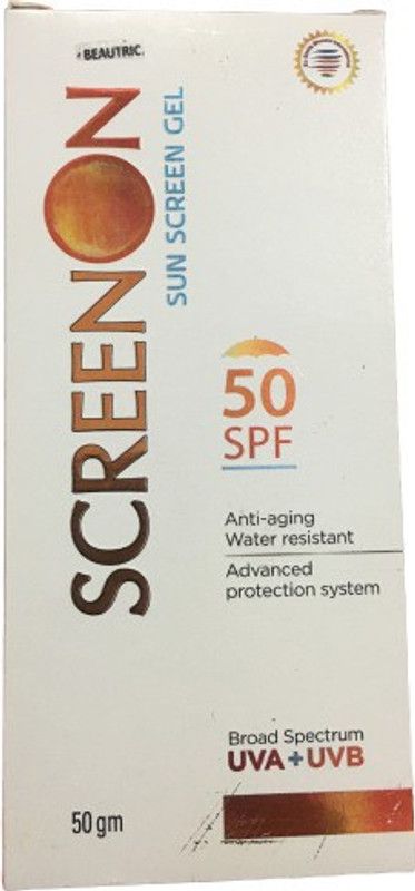 beautric Screen On Sun screen Gel SPF 50 (Anti Aging Water Resistant ) - SPF 50 PA++  (50 g)