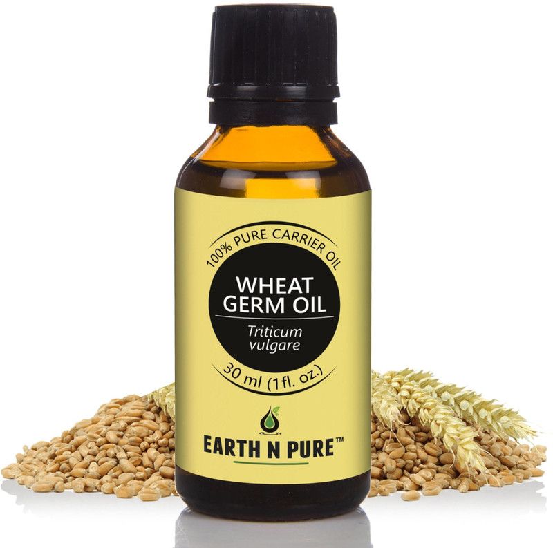 Earth N Pure Wheat Germ Oil 100% Pure, Natural and Cold Pressed - 30 ml (1 fl. oz.)  (30 ml)