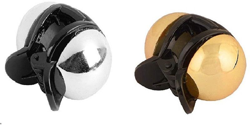 STRIPES Golden and Silver Black Small Hair Clutcher for Girls & Women Hair Claw  (Silver, Gold, Black)