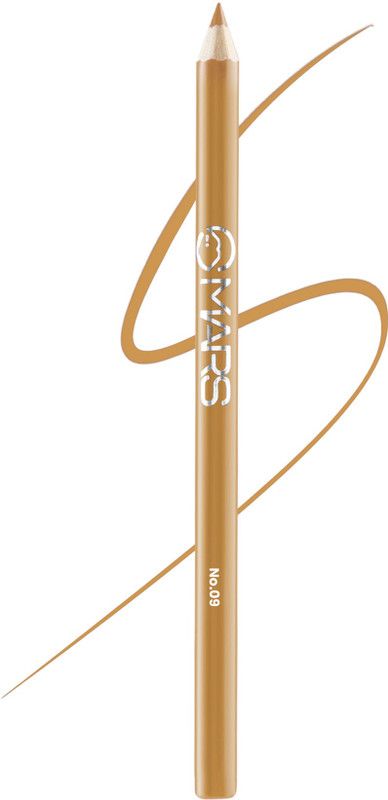 MARS Lip & Eyeliner Pencil Long Lasting Water Proof-(Silver 09),0.6 Gm 1 g  (Silver)