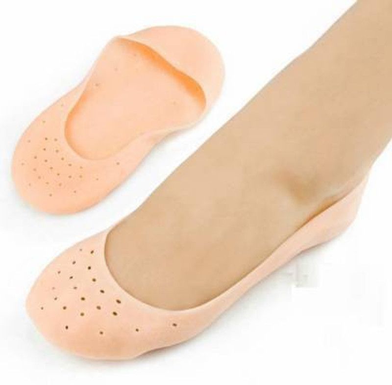 KAKLOTAR Anti Crack Full Length Silicone Foot Protector Moisturizing Socks for Foot- Care and Heel Cracks,socks for cracked feet,heel pad for heel pain,anti crack heel socks moisturizing silicone gel (Pack Of 2)  (Pack Of 2)