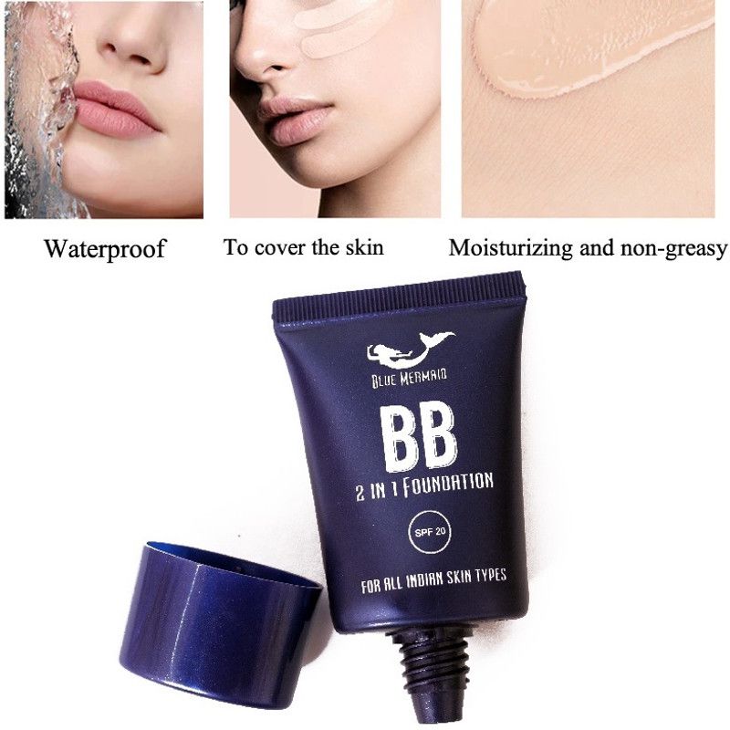 BLUEMERMAID PROFESSIONAL BB FOUNDATION HIGH COVERAGE BEST FOR WOMEN MAKEUP Foundation  (BEIGE, 30 ml)