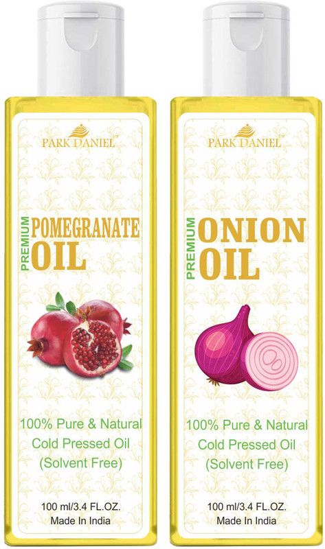 PARK DANIEL Pomegranate Oil & Onion Oil Combo Pack Of 2 bottle of 100 ml(200 ml)  (200 ml)