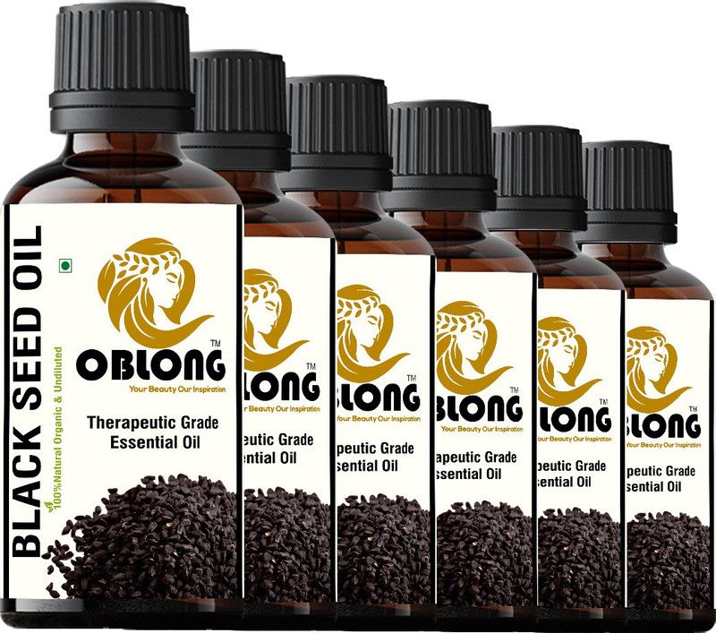 OBLONG PREMIUM QUALITY 100% ORGANIC BLACK SEED OIL 6 BOTTLE(S) OF 10ML  (60 ml)