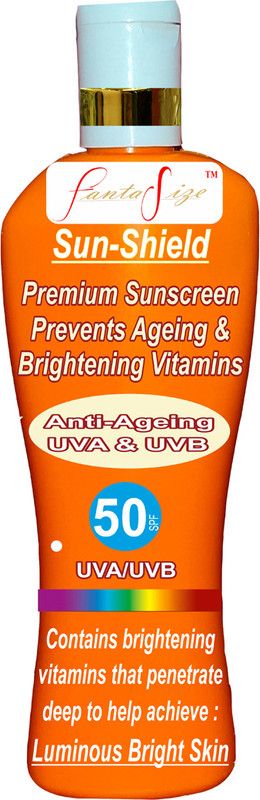 FANTASIZE ORANGE FRUIT SPF50 HIGH PROTECTION SUNBLOCK UVA/UVB VEIL FOR SENSITIVE SKIN - SPF SPF 50 UVA UVB HIGH PROTECTION PA++++  (100 ml)