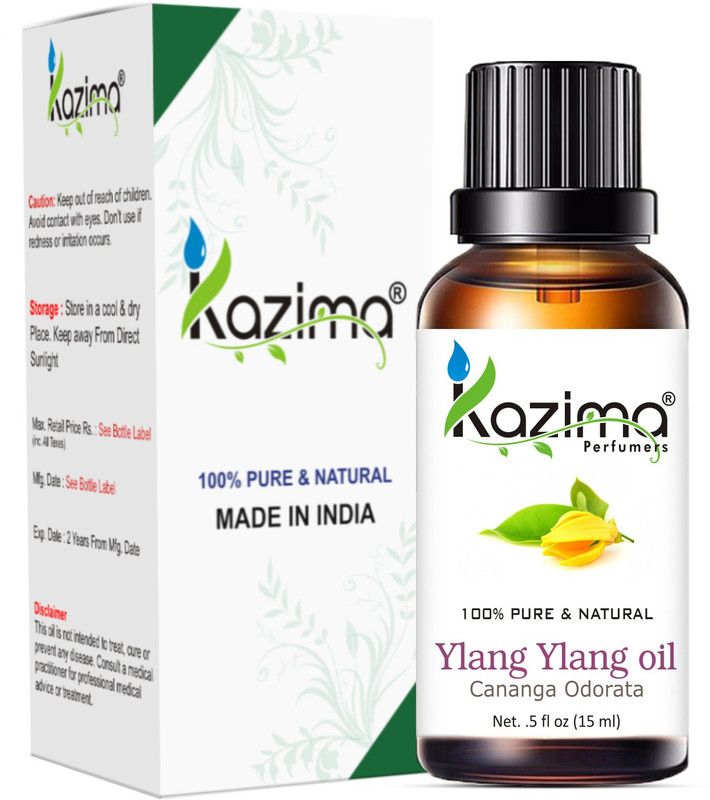 KAZIMA Ylang Ylang Essential Oil (15ML) Pure Natural For Skin Care & Hair Treatments  (15 ml)