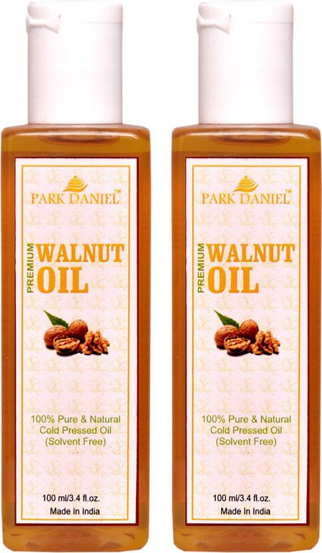 PARK DANIEL Organic Walnut oil- 100% Pure & Undiluted Combo pack of 2 bottles of 100 ml(200 ml)  (200 ml)
