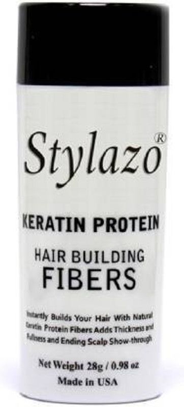 Stylazo Hair Building Fiber , Hair Volumizer Fiber , Natual Black Color Pack of 3  (84 g)