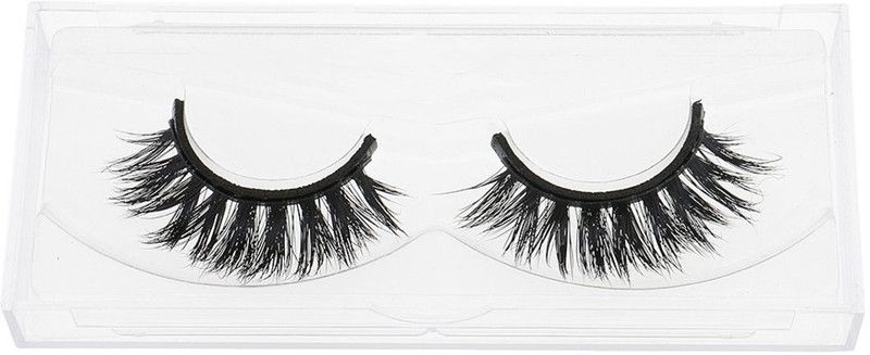 Vinayakart 1 Pair 3D Natural Black False Eyelashes Soft Eye Lashes Makeup Extension Kit  (Pack of 2)