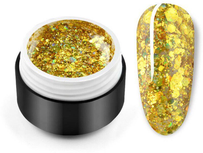 VENALISA 5ml Sequin Color Gel Glitter Nail Gel Polish UV LED Gel Starry Color Gel (P53) MultiColor