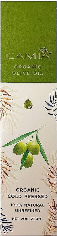 CAMIA EXTRA VIRGIN OLIVE OIL|ORGANIC|COLD PRESSED|100% PURE NATURAL|UNREFINED 100ML  (100 ml)