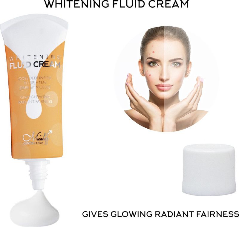 adbeni MN Liquid Foundation Oil-Free & Long-Lasting, Shade- White 01, ( MN-F607) With Lilium 3D Skin Whitening Cream Foundation  (White, 40 g)