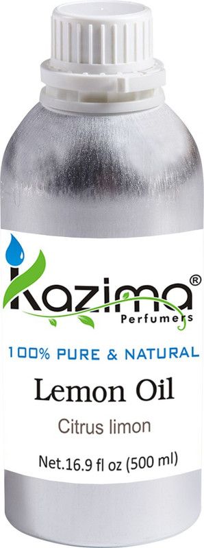 KAZIMA Lemon Essential Oil (500ML) 100% Pure Natural & Undiluted For Skin care & Hair treatment  (500 ml)