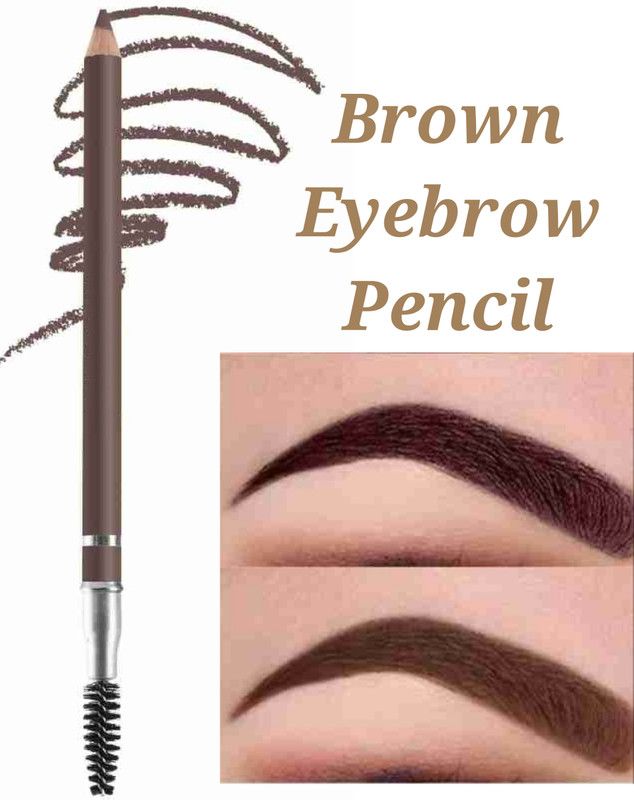 SKYBOAT AMAZING BROWN EYEBROW PENCIL WITH BRUSH  (BROWN)