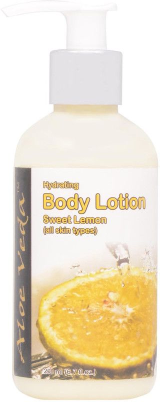 Aloe Veda Hydrating Body Lotion (Sweet Lemon)  (200 ml)