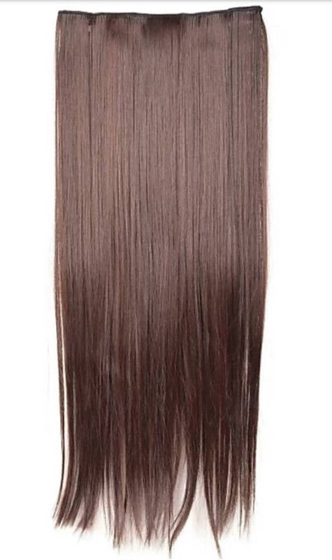 VIVIAN Brown Clip In Straight Hair Extension