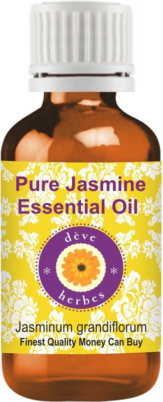 deve herbes Pure Jasmine Essential Oil (Jasminum grandiflorum) 100% Natural Therapeutic Grade Steam Distilled  (2 ml)