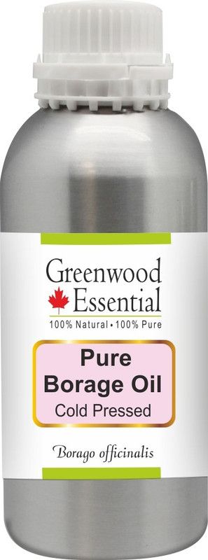 Greenwood Essential Pure Borage Oil (Borago officinalis) 100% Natural Therapeutic Grade Cold Pressed  (300 ml)