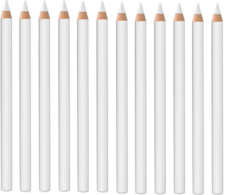 NADJA ULTRA SMOOTH MATTE FINISH WATER PROF & LONG LASTING WHITE KAJAL EYE LINER PENCIL 21.6 g  (WHITE)