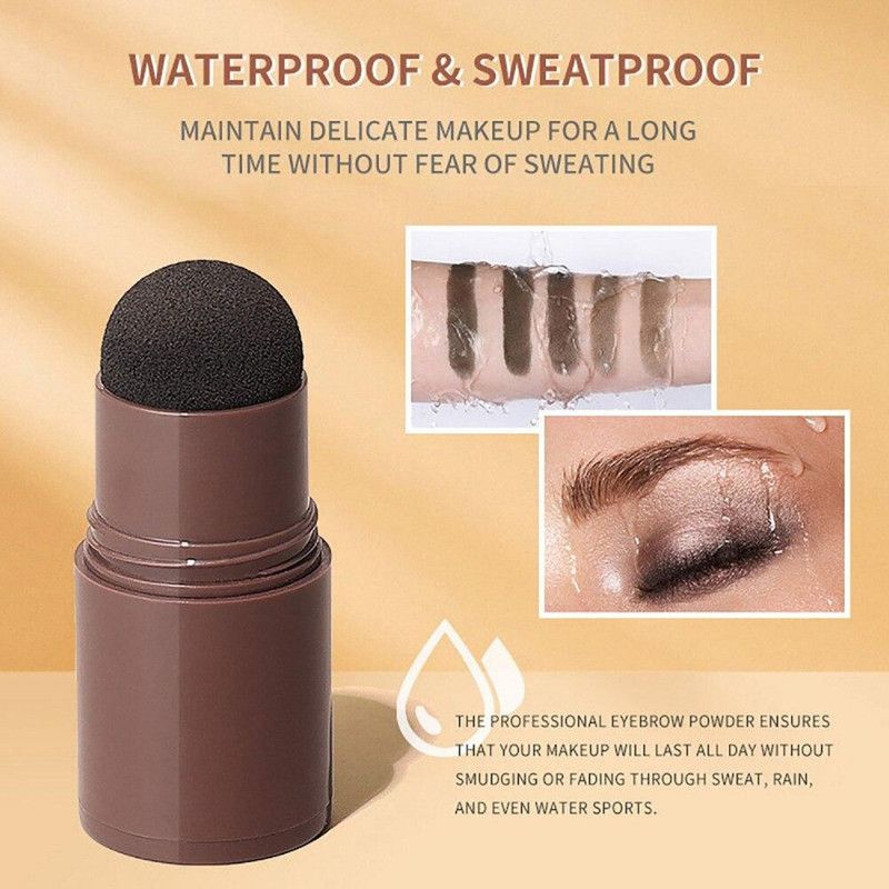 AGLEY Eyebrow Stamp Shaping Makeup Kit with 3 Eyebrow 10 g (BROWN) 10 g  (BROWN)
