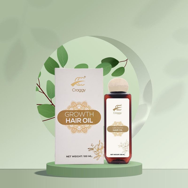 craggy cosmetic GROWTH HAIR OIL WITH ONION SEED, SWEET ALMOND OIL,ARGAN OIL,COCONUT OIL Hair Oil  (100 ml)