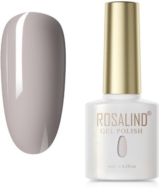 ROSALIND UV Gel Polish Soak Off 6ML Pure Color Nail Gel For Nail Art NeedUV Lamp to Cure PX067