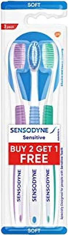 fvbgfv toothbrush Medium Toothbrush  (3 Toothbrushes)