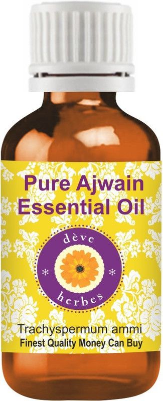 deve herbes Pure Ajwain Essential Oil 50ml (Trachyspermum ammi) 100% Natural Therapeutic Grade Steam Distilled  (50 ml)