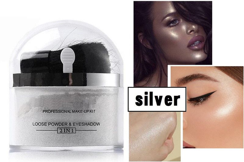 Latixmat Loose Powder & Shimmer Highlighter  (SILVER)