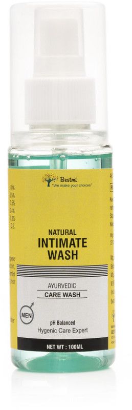BESTMI Natural Intimate Wash for men- Anti Bacterial, Anti Itch, Anti Odour pH Balanced Intimate Wash  (100 ml)