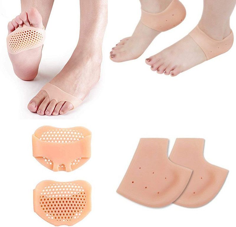 Shree Varni Enterprise Anti Crack Half Heel and Half Toe Sleeve Forefoot Pads