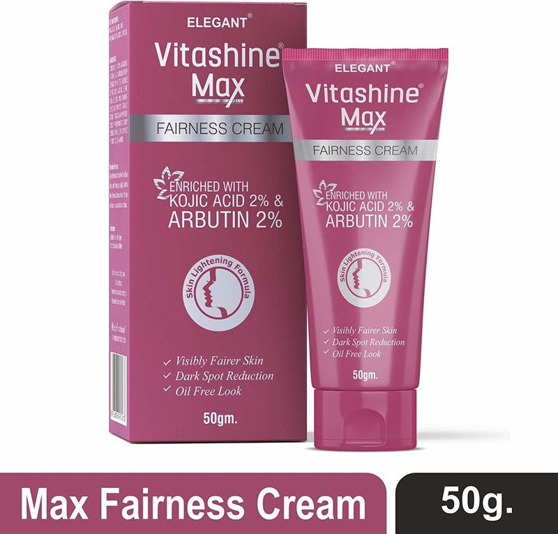 Elegant Fairness Cream 50gm with Kojic Acid & Arbutin for Skin Lightening  (50 ml)