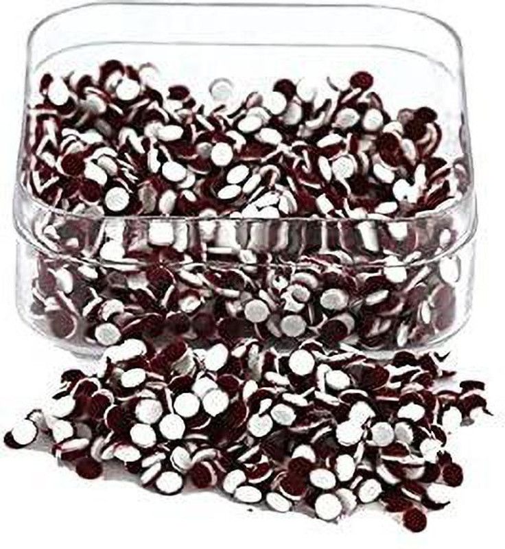 ONLINE JUNCTION Plain Kukmkum Bindi |Tikali |Sticker Bindi| Maroon Bindi | Small Bindi's Tikka Gift-able For Women’s & Girl’s- 100 Bindi Women Maroon Bindis  (sticker)