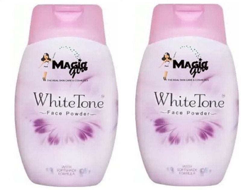 magic girl FACE POWDER 50 GRM PAK OF 2  (2 x 50 g)