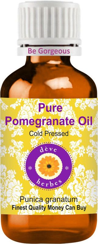 deve herbes Pure Pomegranate Oil (Punica granatum) 100% Natural Therapeutic Grade Cold Pressed  (15 ml)