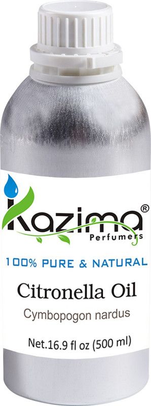 KAZIMA Citronella Essential Oil (500ML) 100% Pure Natural & Enjoy the Innumerable Benefits of Therapeutic Grade  (500 ml)