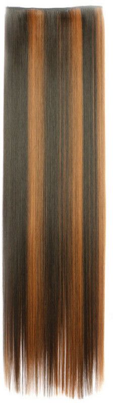 Rapunzel 30" Straight 5 clip High Temperature Blonde Highlighted Extension Hair Extension