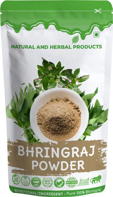 NATURAL AND HERBAL PRODUCTS Bhringraj Powder | Hair Care | Hair Growth | Hair Strong | Eating | Drinking  (100 g)