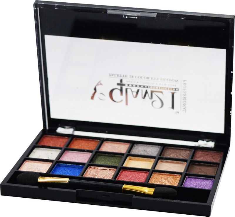 Glam21 18-Color Eyeshadow-ES511-03 18 g  (Multicolor)