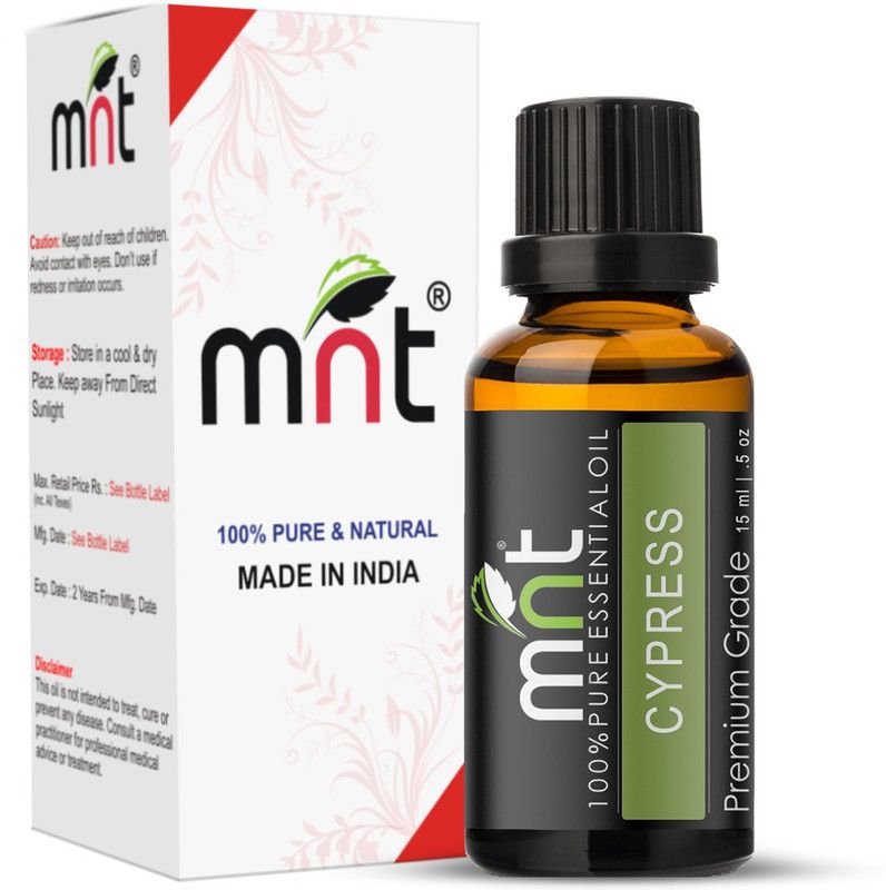 mnt Cypress Essential Oil (15ML) 100% Pure Natural & Therapeutic Grade for Aromatherapy, Massage Suitable for All Skin  (15 ml)
