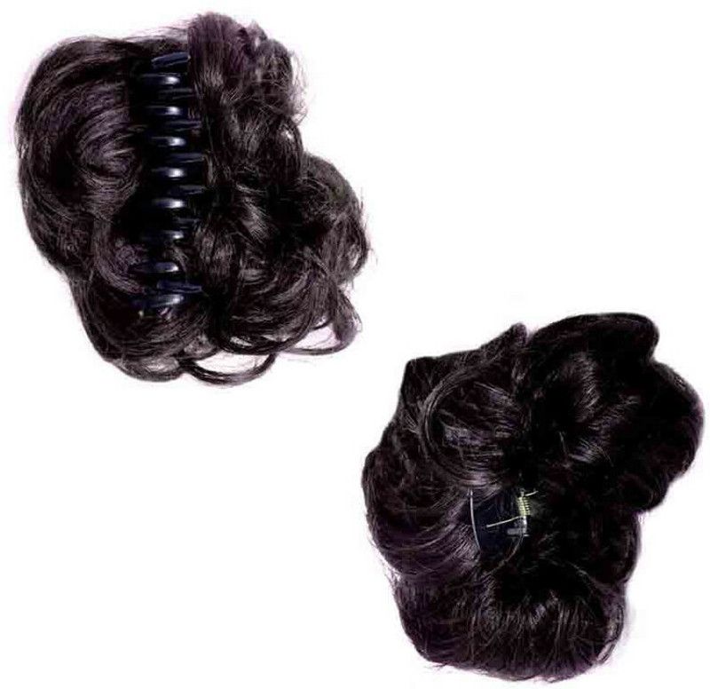 Chronex Pack of 1 Synthetic Nylon Bun Extension Clutcher Juda Extension Hair Extension