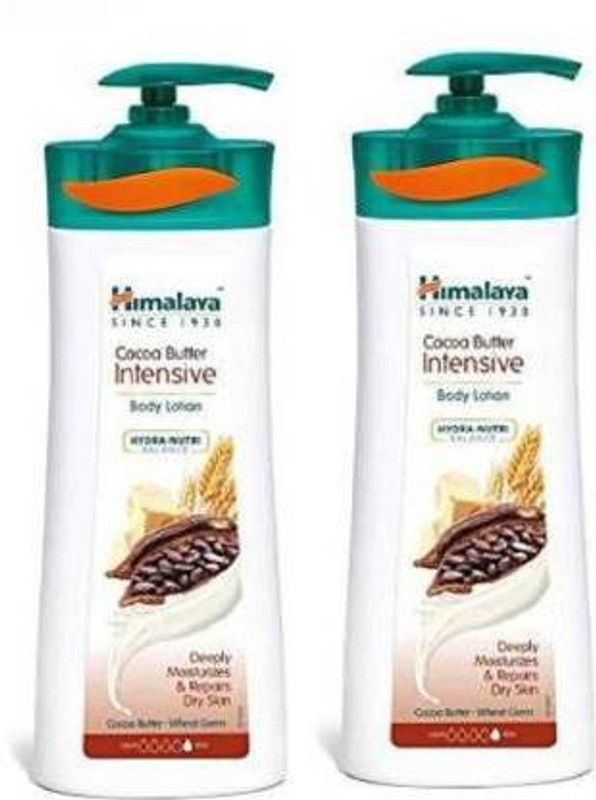 HIMALAYA COCOA BUTTER INTENSIVE DEPPLY MOISTURIZES & REPAIRS DRY SKIN PACK OF 2  (800 ml)