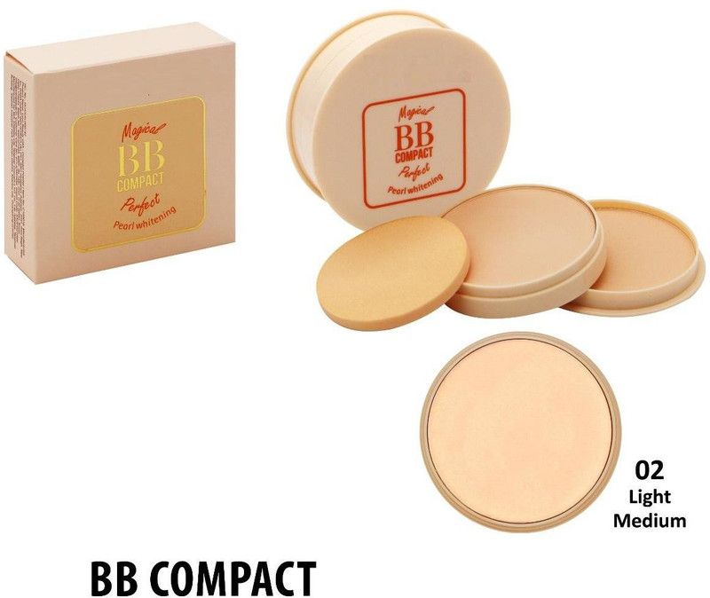 FLENGO MAGICAL BB COMPACT PERFECT PEARL WHITENING Compact  (Shade-2 Light Medium, 30 g)